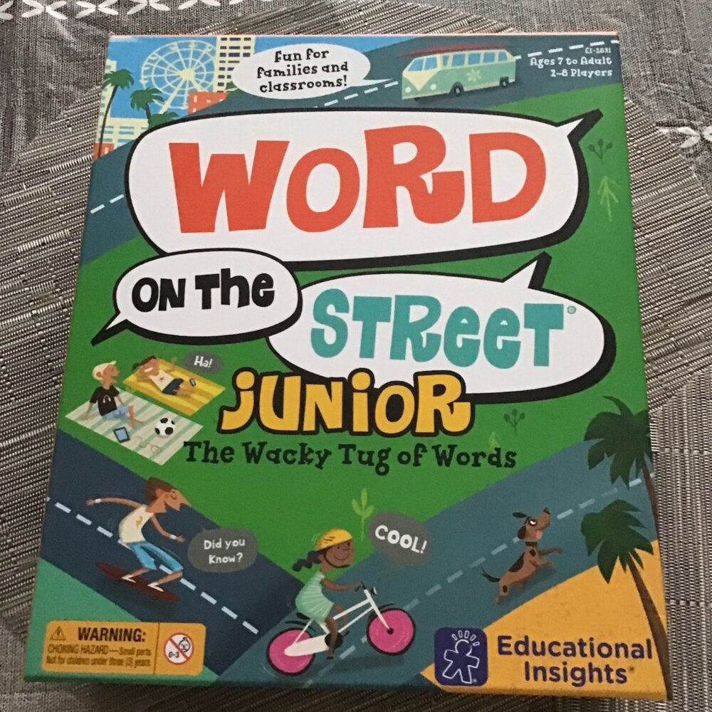 New Educational Insights Word on the Street junior Game--Homeschooling